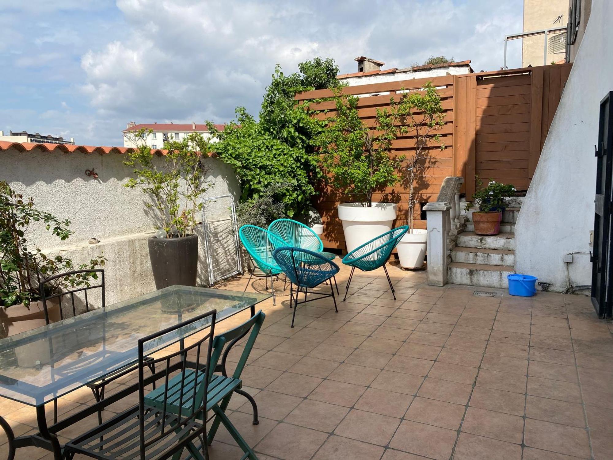 Maison 3 Chambres Gde Terrasse Proche Vieux Port Et Sncf Marsella Exterior foto